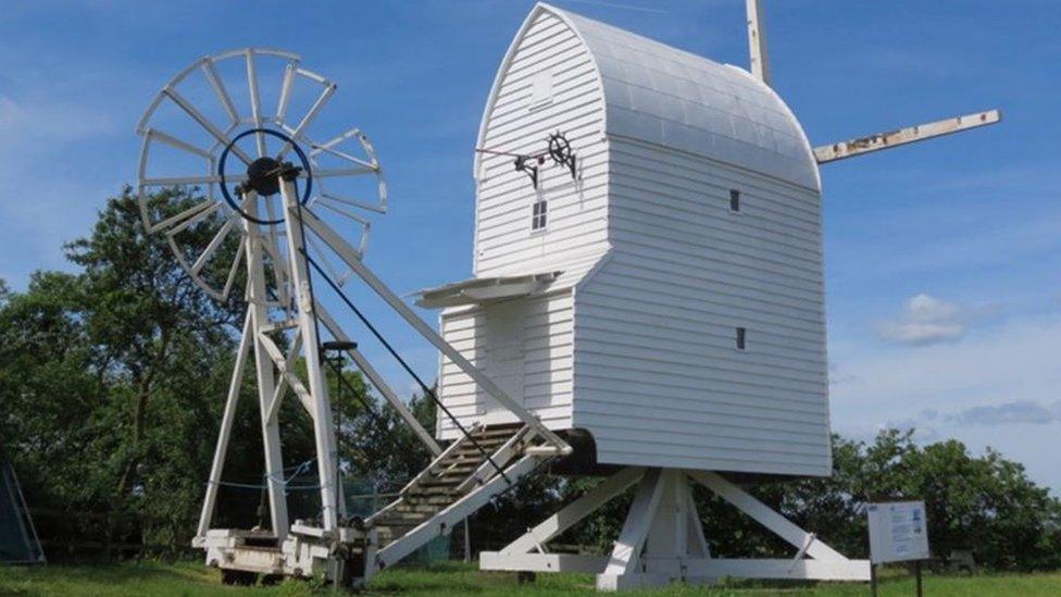 Great Chishill Windmill after restoration