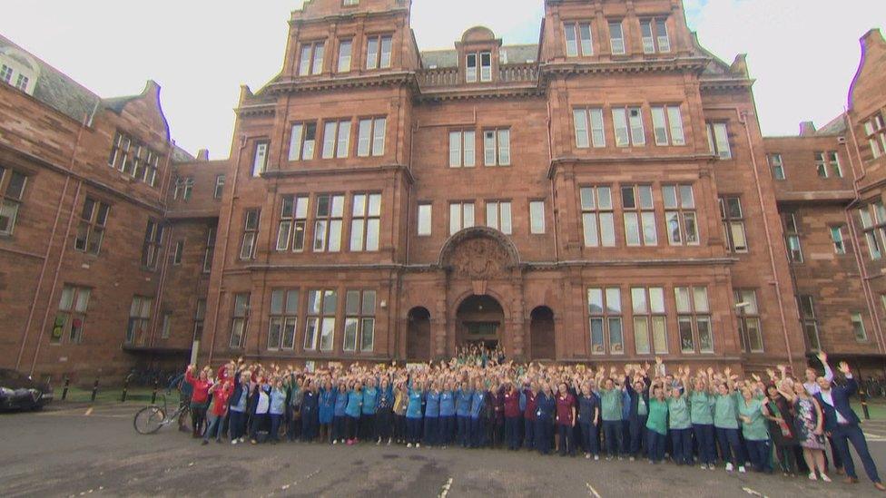 Staff were ready to leave the old Sick Kids hospital