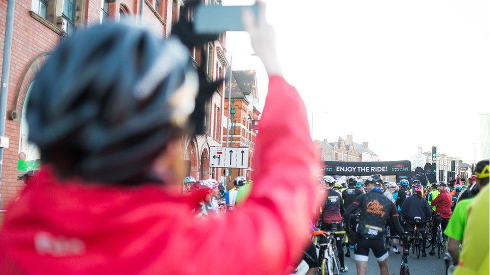 Vélo Birmingham & Midlands start line