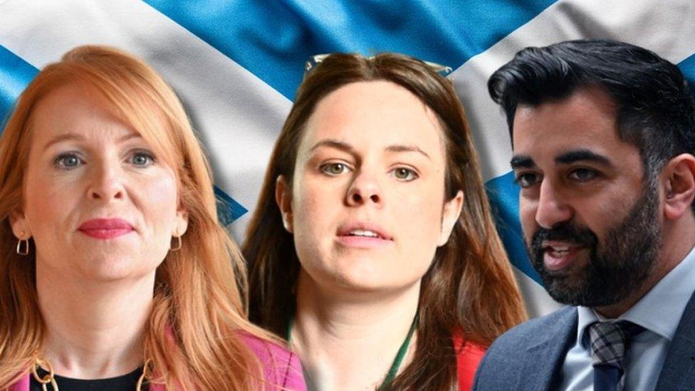 Ash Regan, Kate Forbes and Humza Yousaf