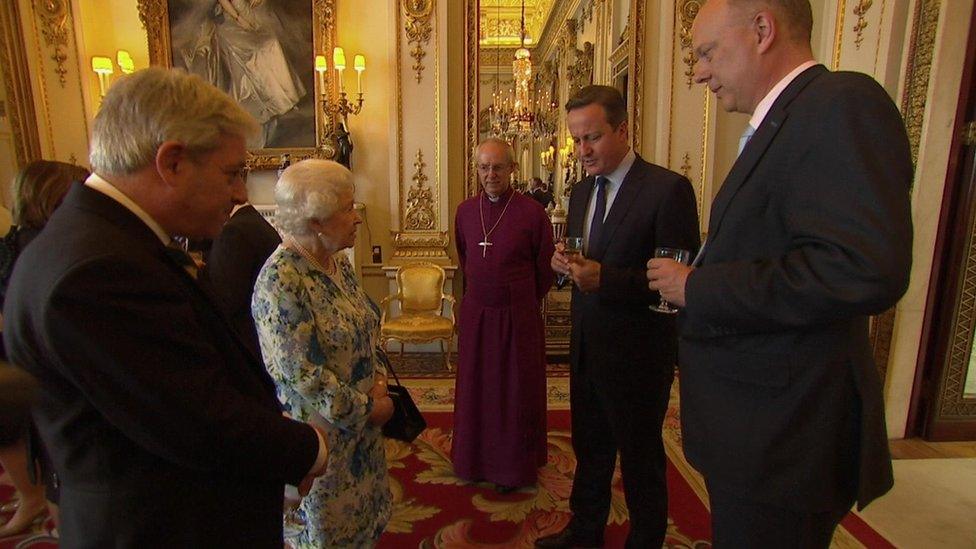 David Cameron and the Queen