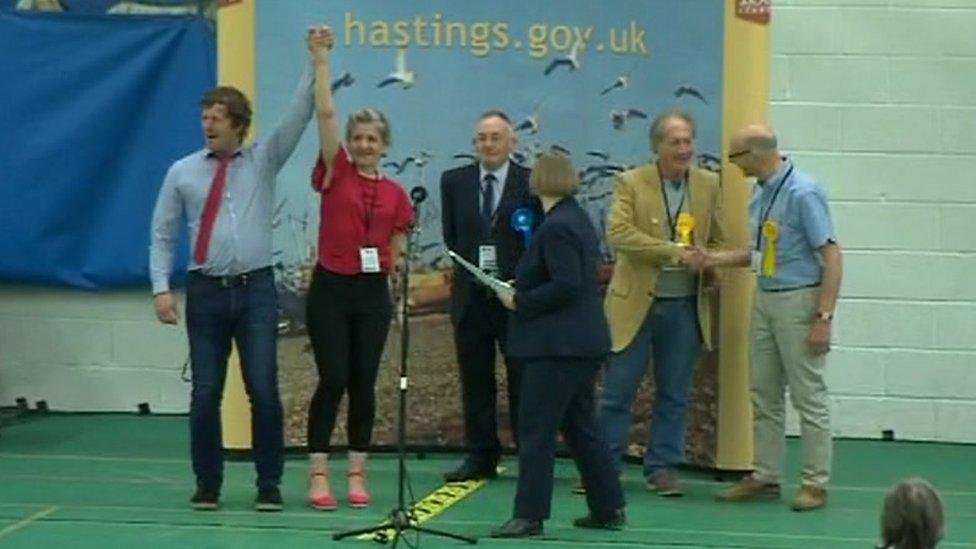 Andy Batsford and Antonia Berelson won the St Helen's ward