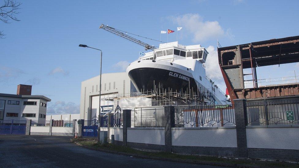 Ferguson Marine yard