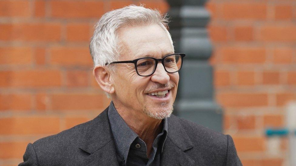 Gary Lineker leaving his home in London on Thursday morning