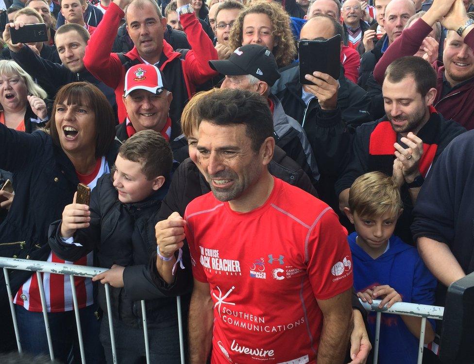 Francis Benali completes challenge