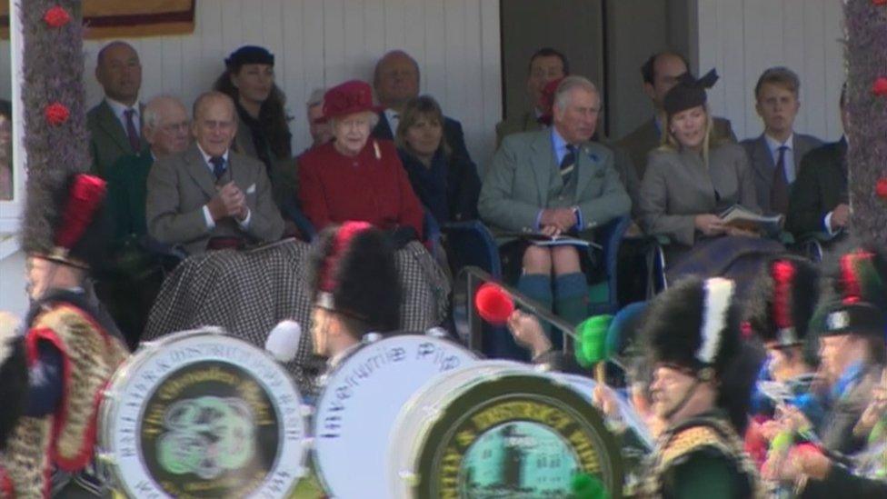 Queen at Braemar