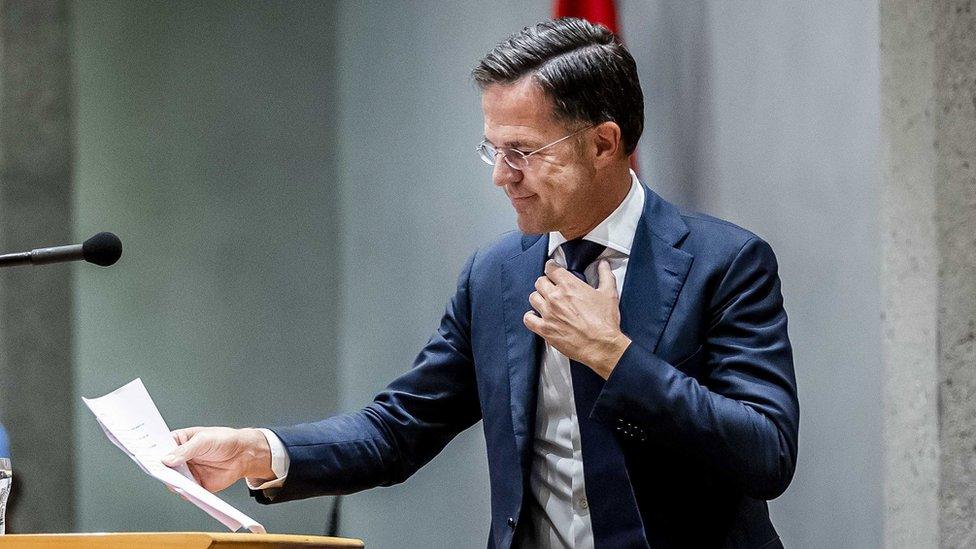 Mark Rutte in the Dutch House of Representatives, 10 July 2023