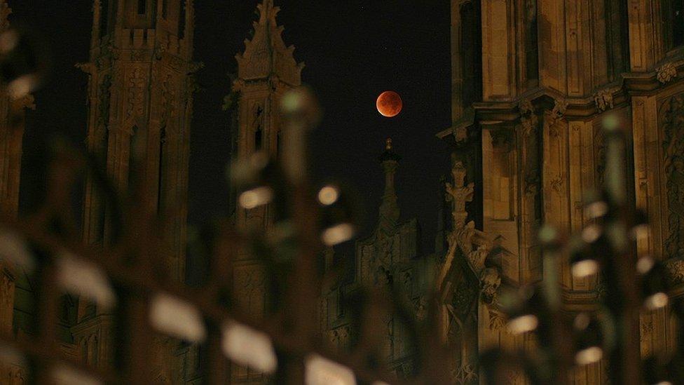 'Supermoon' above London