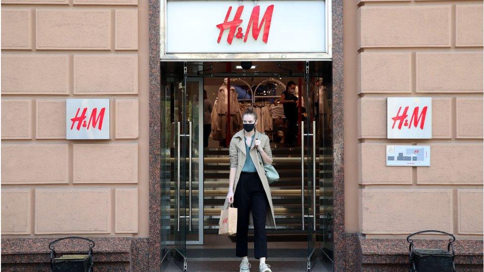 An H&M store in Moscow