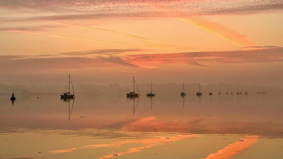 Sunrise at Walton on the Naze, Essex