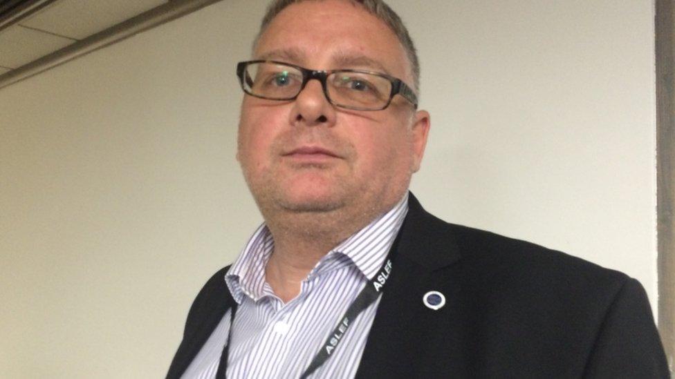 Aslef delegate Marz Colombini