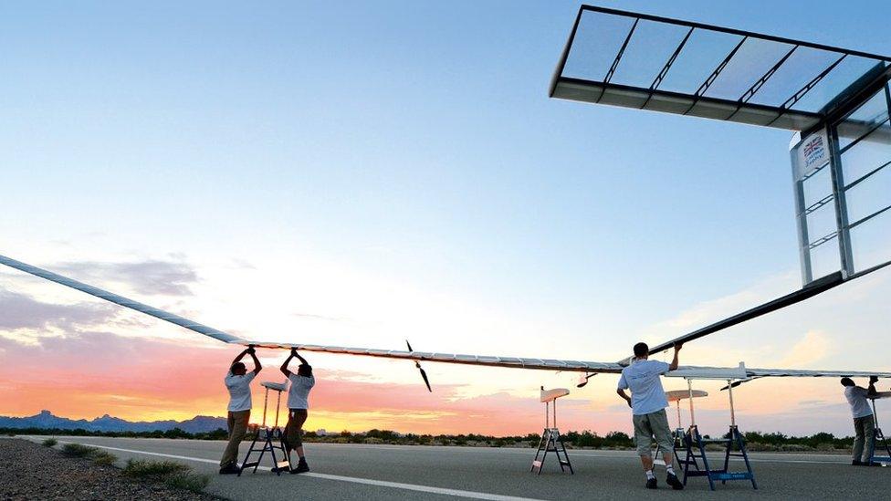 The Airbus Zephyr S on a runway