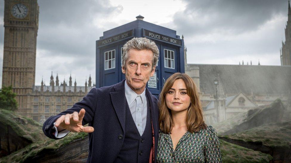 David Capaldi and Jenna Coleman