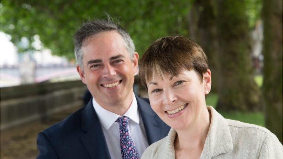 Jonathan Bartley and Caroline Lucas