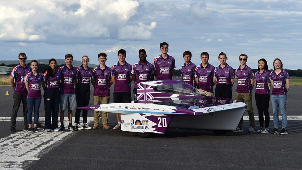 Durham University solar car team