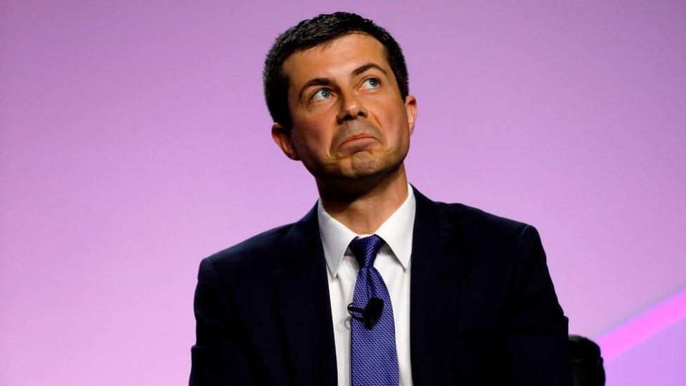 Democratic presidential hopeful Pete Buttigieg addresses the Presidential Forum at the NAACP's 110th National Convention at Cobo Center on 24 July, 2019, in Detroit, Michigan