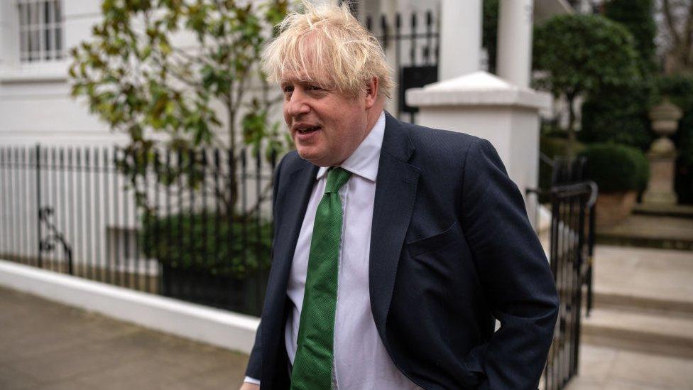 Former PM Boris Johnson has been weighing in on the NI Protocol