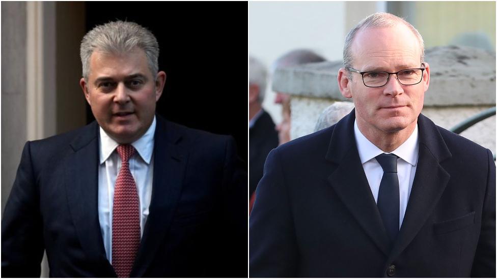 Brandon Lewis and Simon Coveney