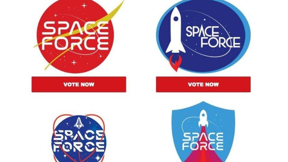 Space Force logos