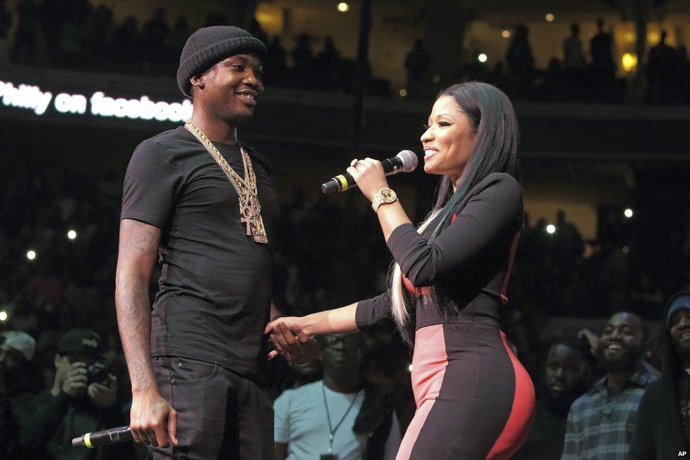 Meek Mill and Nicki Minaj