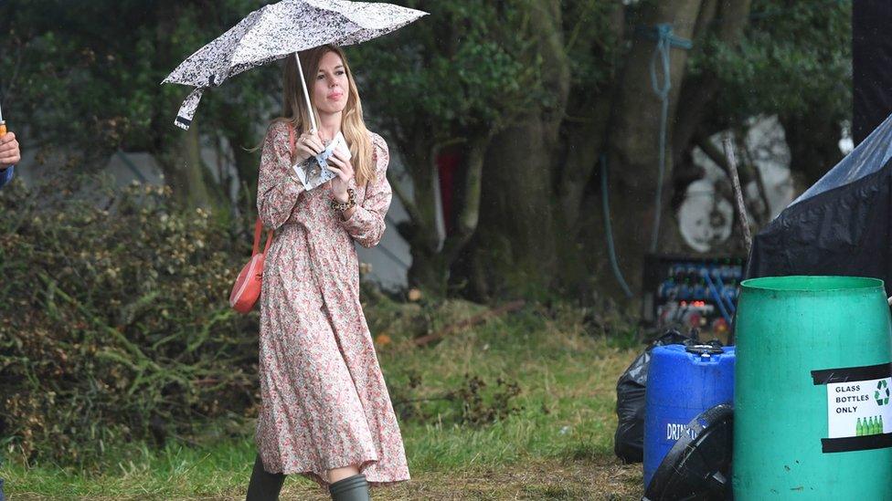 Carrie Symonds at Birdfair