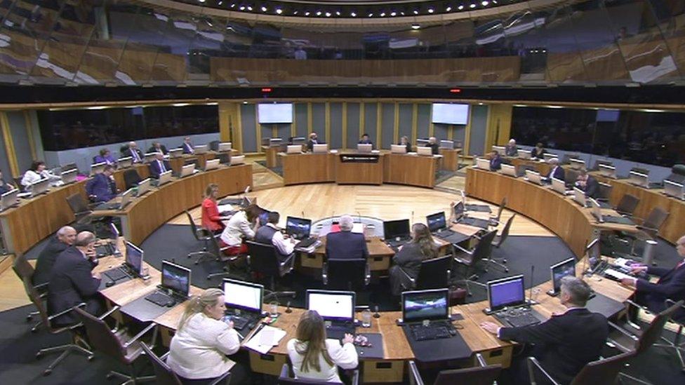 Senedd chamber