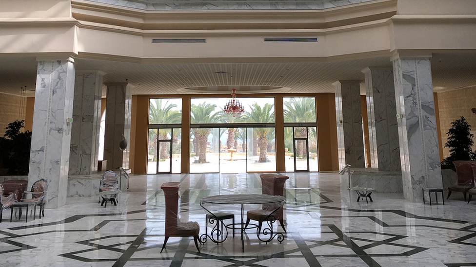 Hall of Marhaba hotel lobby