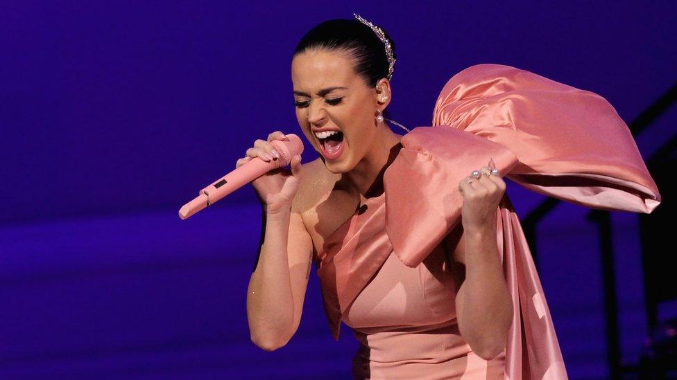 Katy Perry performing in New York in November 2015.
