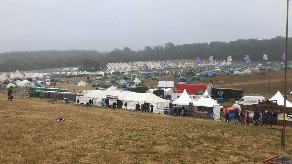 Camp Bestival following the closure of the arenas