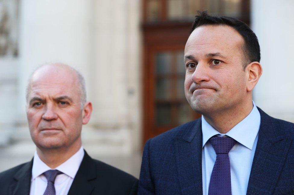 Taoiseach Leo Varadkar and Dr Tony Holohan