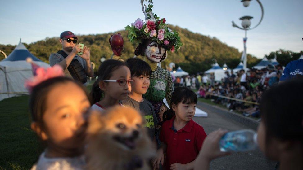 Daegu Bodypainting Festival in South Korea