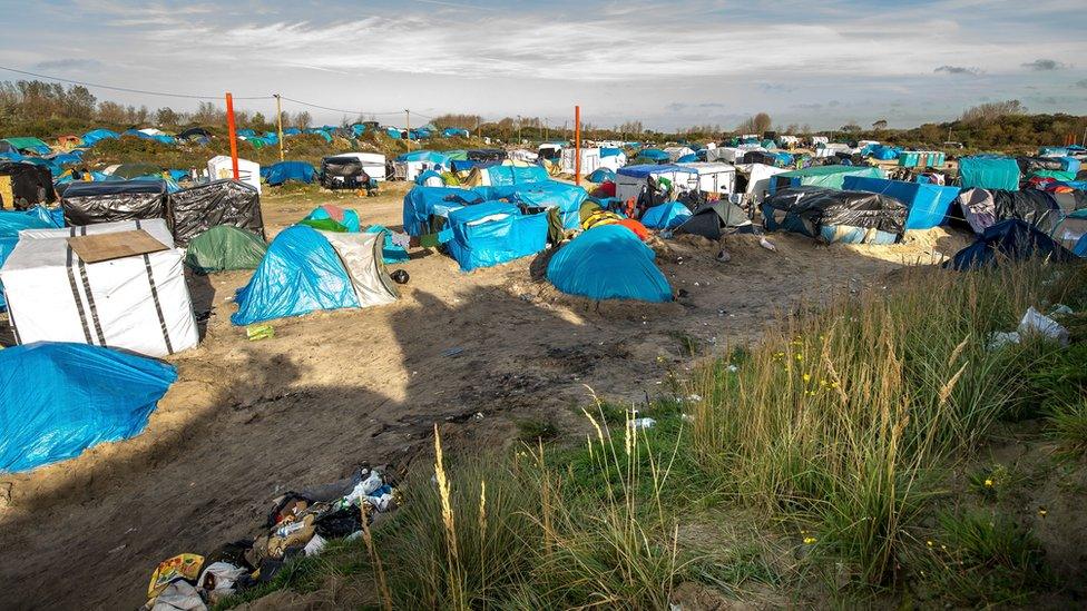 'Jungle' migrant camp in Calais