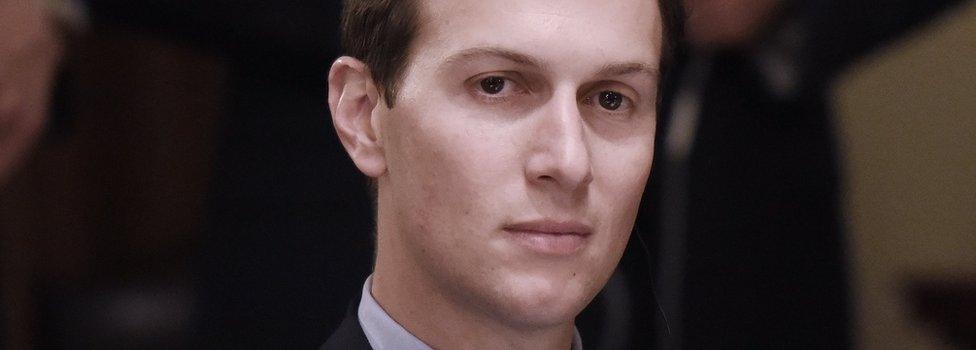 White House senior adviser Jared Kushner during a meeting on 30 June 2016