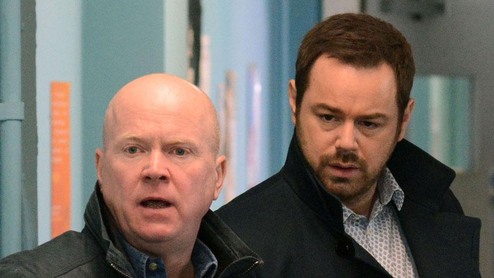 Steve McFadden and Danny Dyer in EastEnders