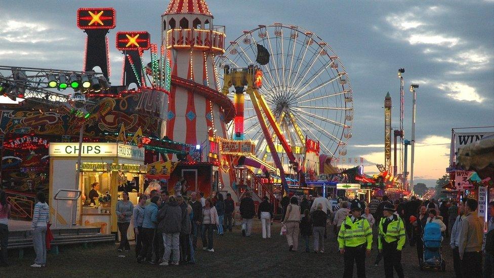 The Hoppings funfair