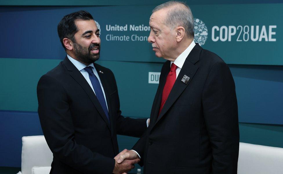 Humza Yousaf and President Erdogan