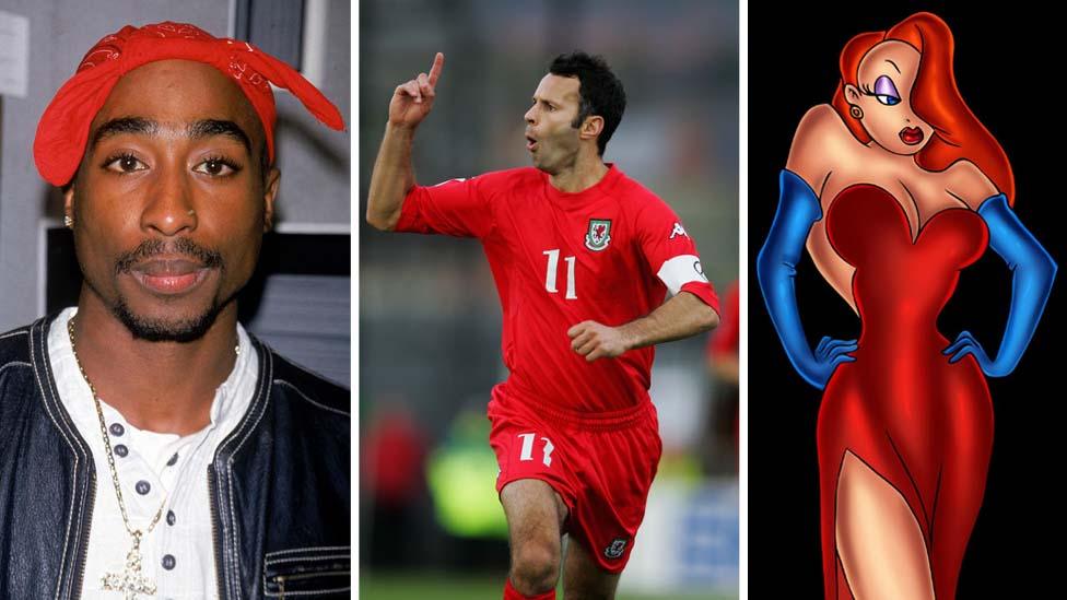 Tupac, Ryan Giggs, Jessica Rabbit