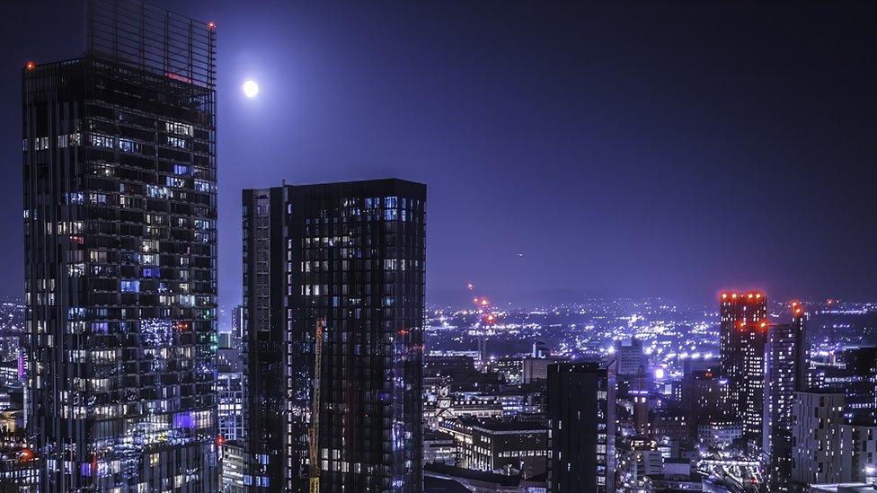 View of Manchester's skyline