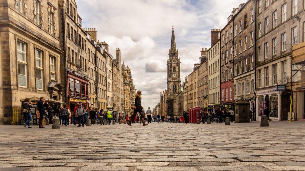 Street in Edinburgh