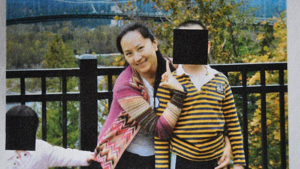 Meng Wanzhou with children