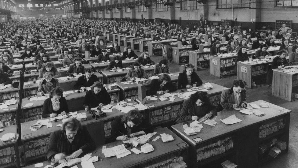 Littlewoods Ladies working at Irlam Road