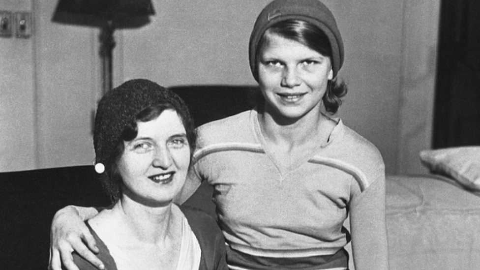 Nan Britton and Elizabeth Blaesing