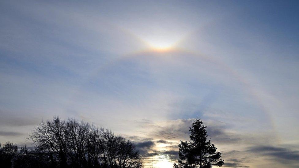 halo in Forres, Moray