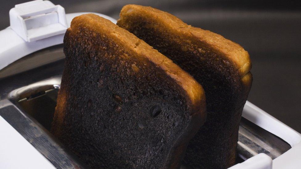 Burnt toast