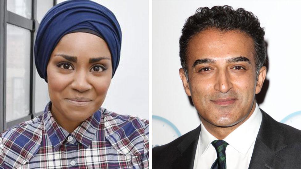 Nadiya Hussain and Adil Ray