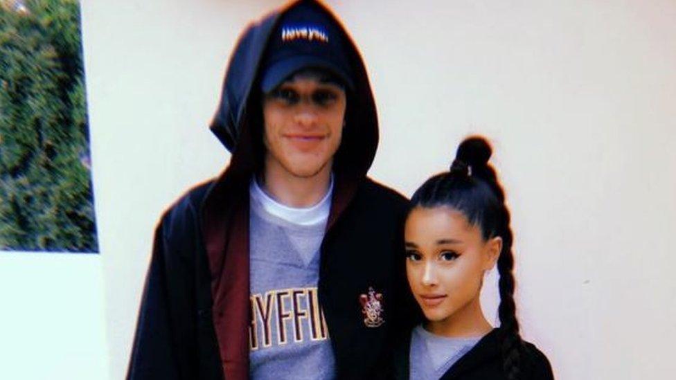 Pete Davidson and Ariana Grande