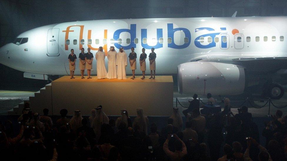 Flydubai aircraft ceremony