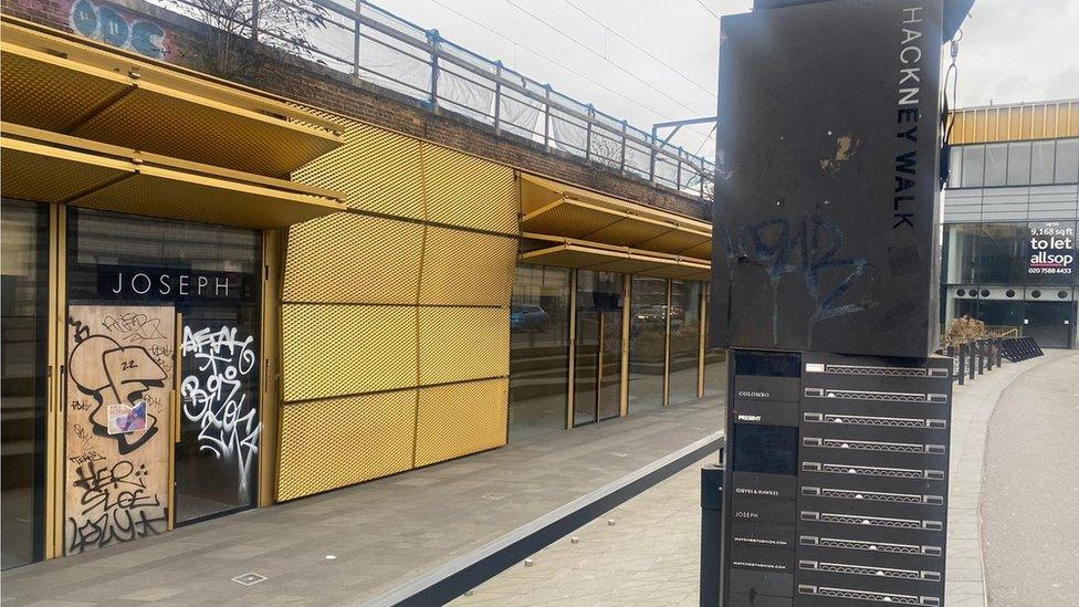 Hackney Luxury shopping outlet sees all but one store shut BBC News