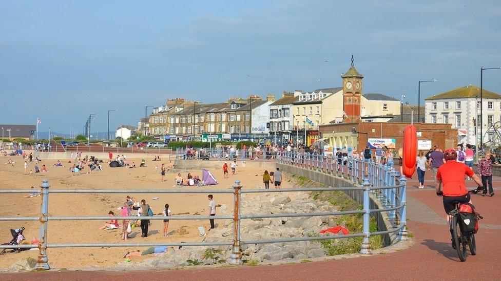 Morecambe sea front