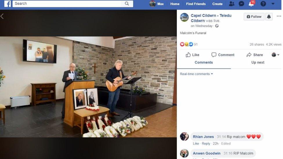 Funeral Facebook